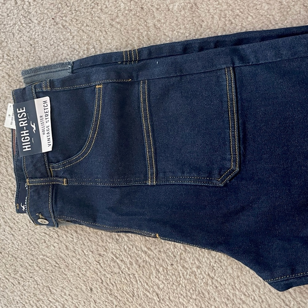 NWT Hollister High Rise Vintage Stretch Wide Jeans
